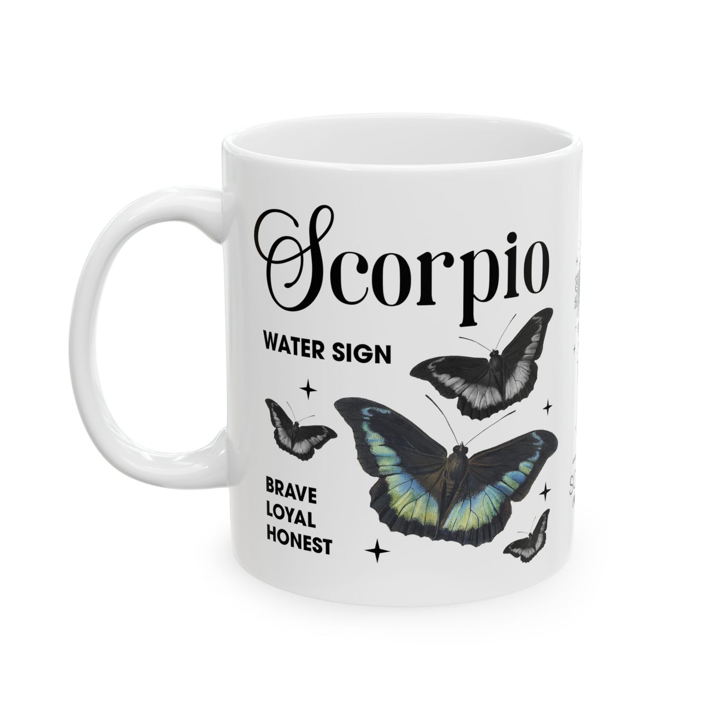 Scorpio Zodiac Ceramic Mug - Astrology Gift for Horoscope Lovers