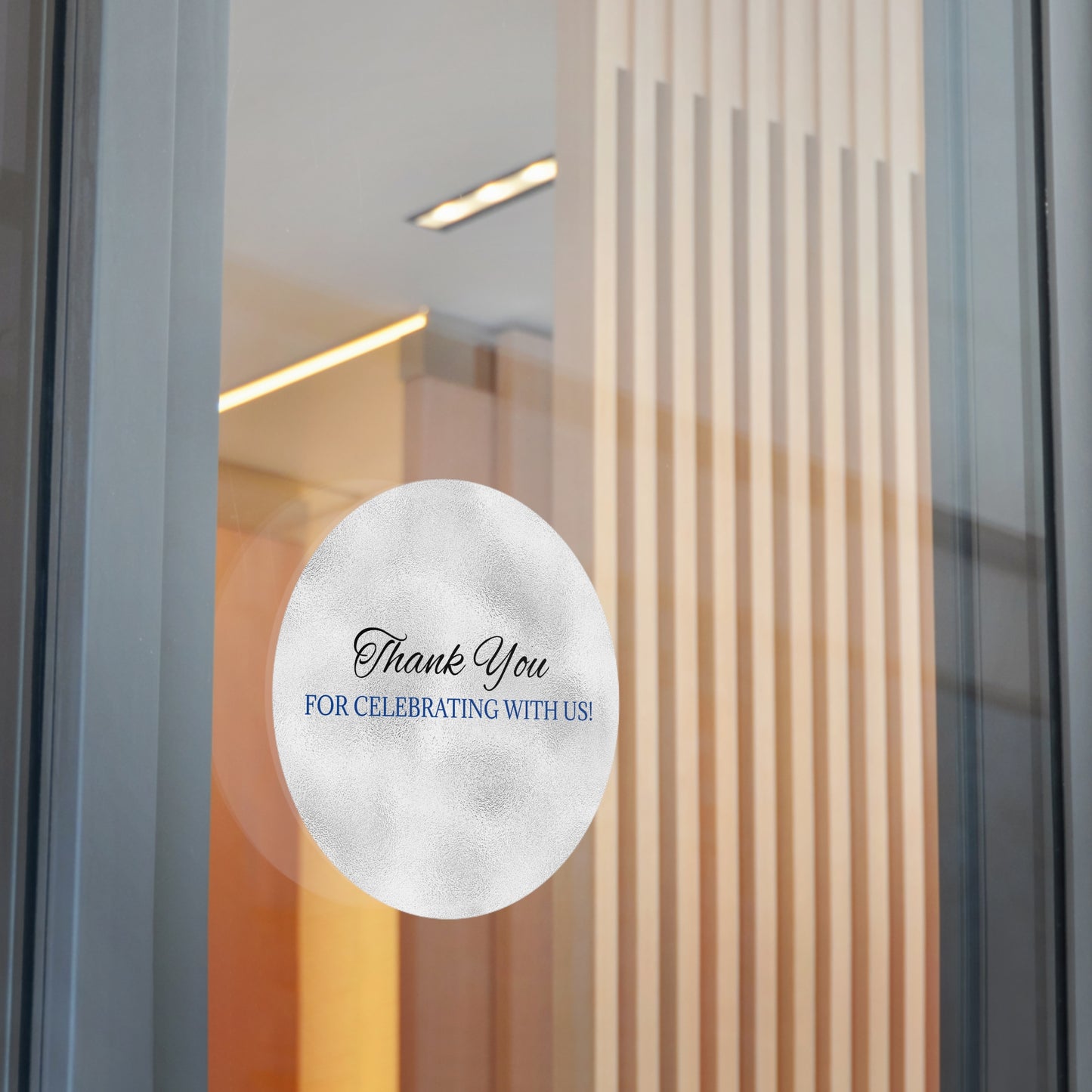 Elegant Wedding Thank You Stickers, Round Vinyl Stickers for Parties, Favors, Celebrations, Personalized Gifts, Customizable Stickers