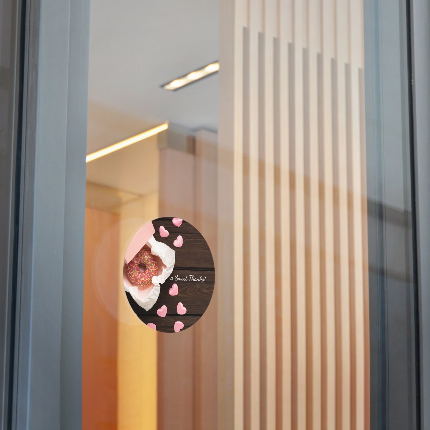 Thank You Round Vinyl Stickers, Sweet Thanks Stickers, Wedding Favor Stickers, Love & Gratitude Labels, Heart Celebration Decals