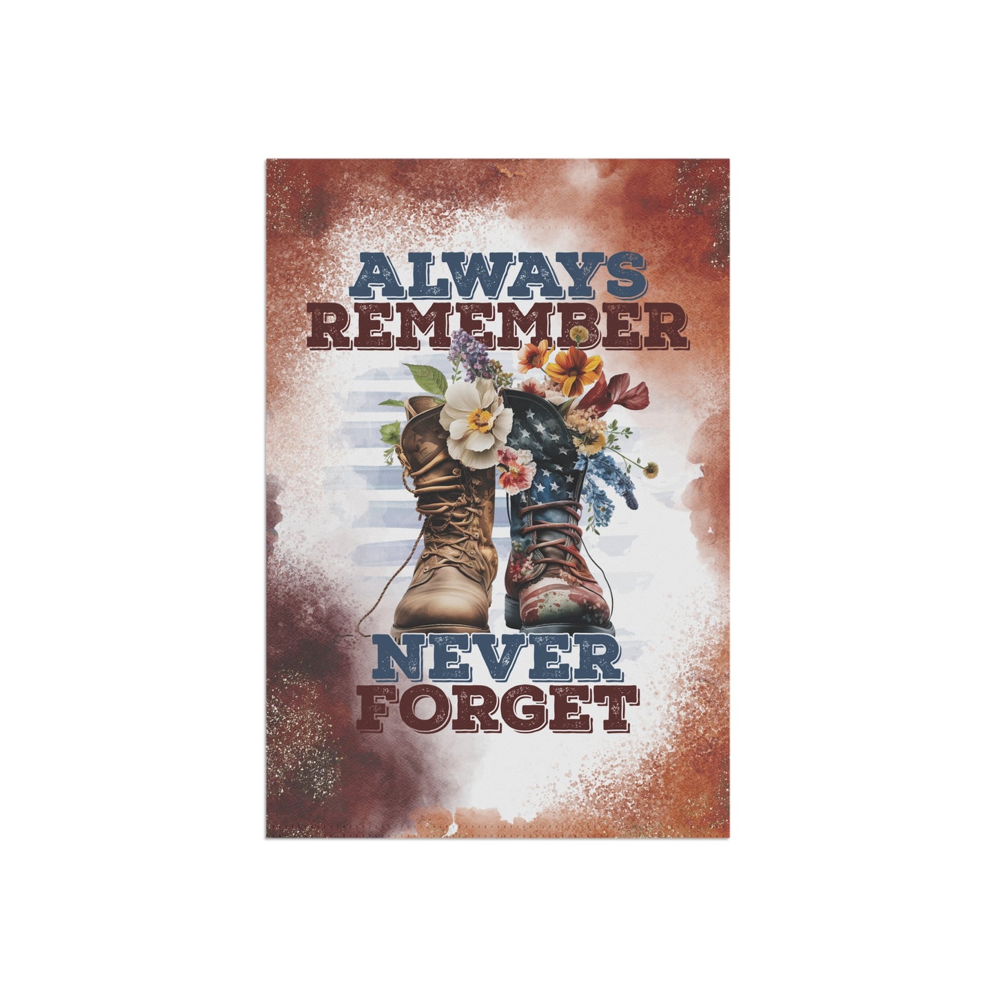 Memory Garden Flag - Always Remember Never Forget Banner