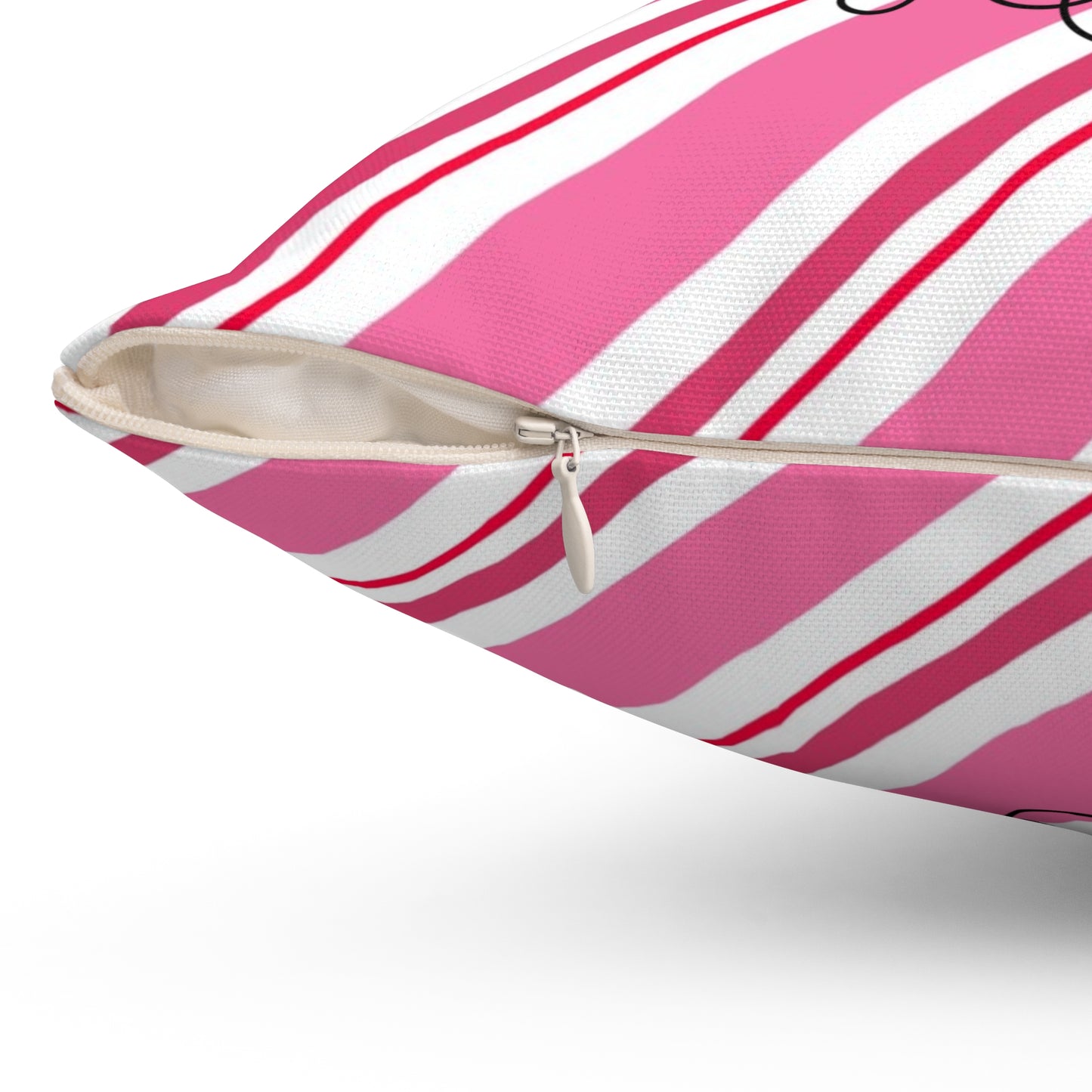 Pet Holiday Theme Spun Polyester Square Pillow, Pet Lover's Holiday Decor for Home or Office, Holiday Decor for Pet Lover's