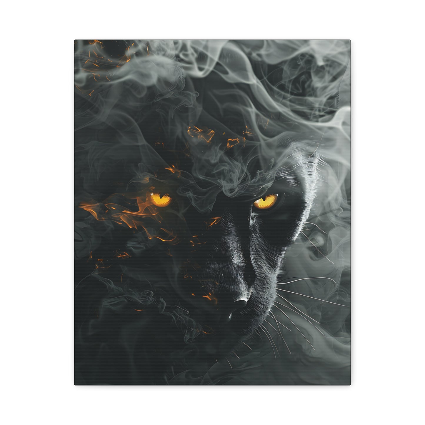 Mystical Panther Canvas Wall Art - 1.25" Stretched Wall Decor