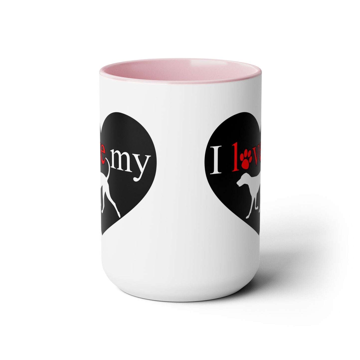 Pet Theme Two-Tone Coffee Mugs, 15oz, Animal Lovers, Pet Lovers Quote, Pet Lovers, Coffee, Tea, Hot Chocolate Lovers, Gift Idea for Any Occasion