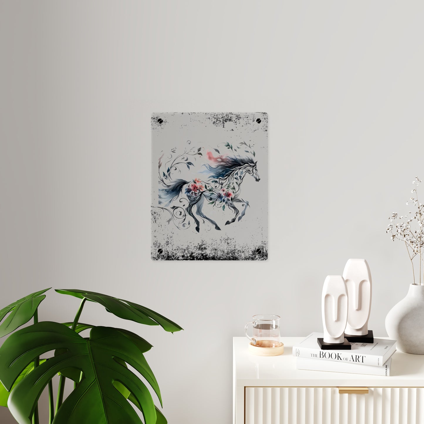 Celestial Horse Acrylic Wall Art Panel - Ethereal Home Decor