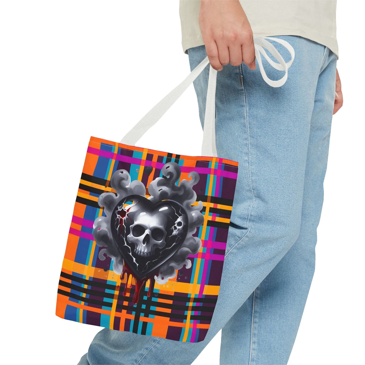 Fashionable Halloween Theme Tote Bag - Stylish Design for Everyday Festive Gift