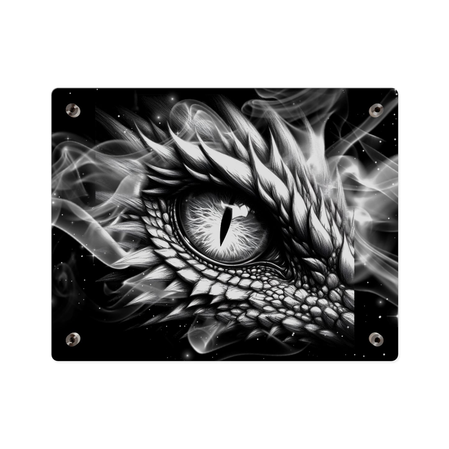 Mystical Dragon Eye Acrylic Wall Art Panels - Home Decor for Fantasy Lovers