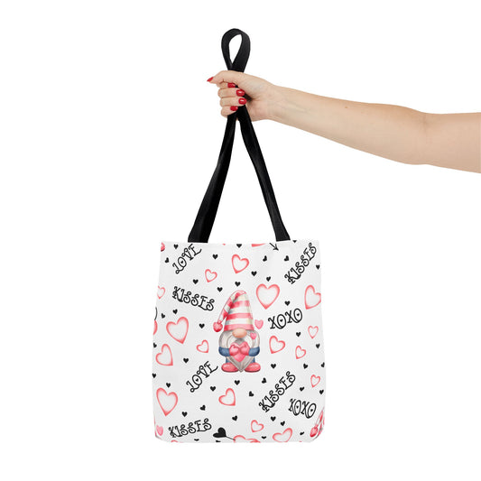 Romantic Love Gnome Tote Bag - Whimsical Valentine Gift for Gnome Lovers