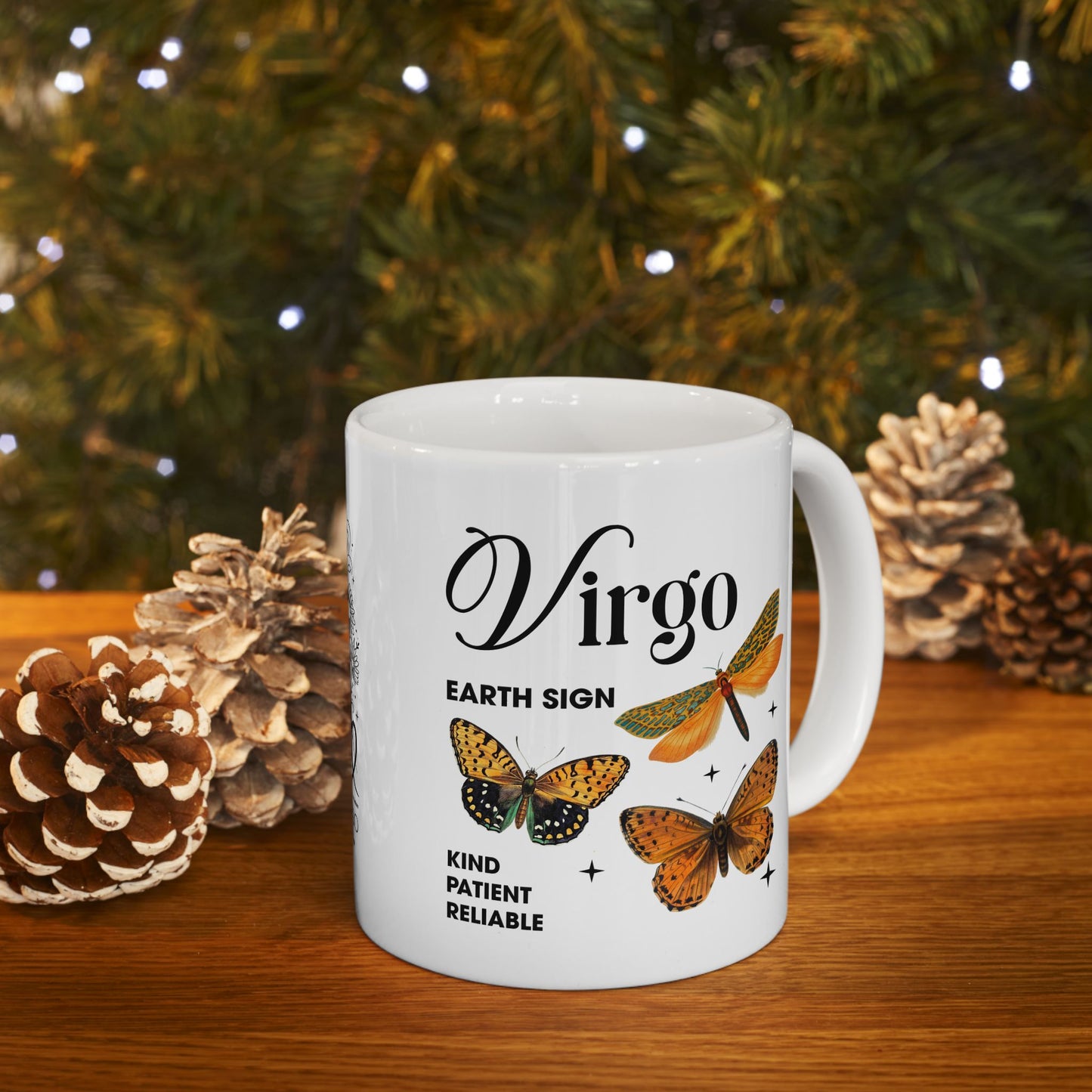 Personalized Virgo Zodiac Ceramic Mug - 11oz & 15oz