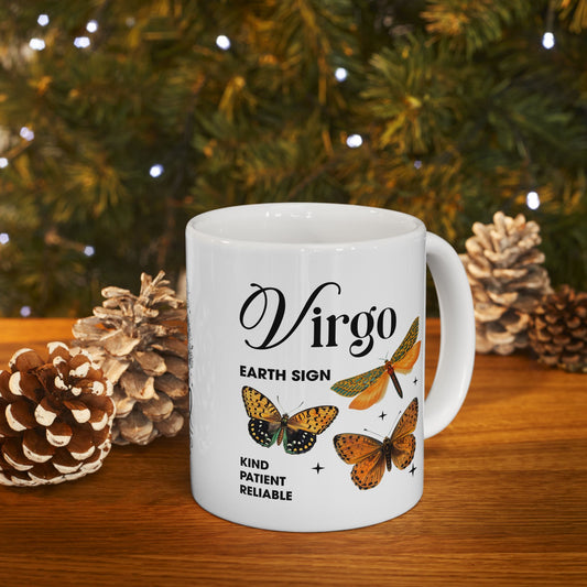 Personalized Virgo Zodiac Ceramic Mug - 11oz & 15oz