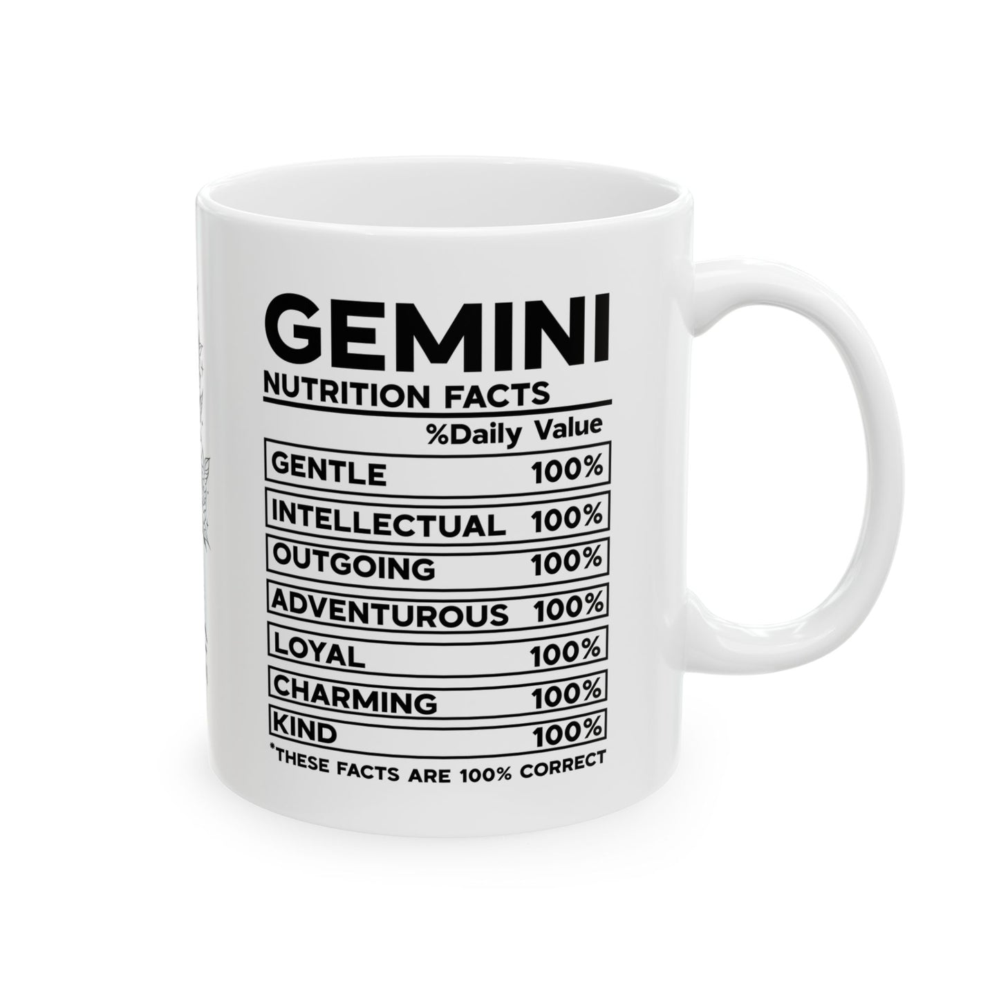 Gemini Zodiac Ceramic Mug – 11oz & 15oz – Astrology Gift for Star Sign Lovers