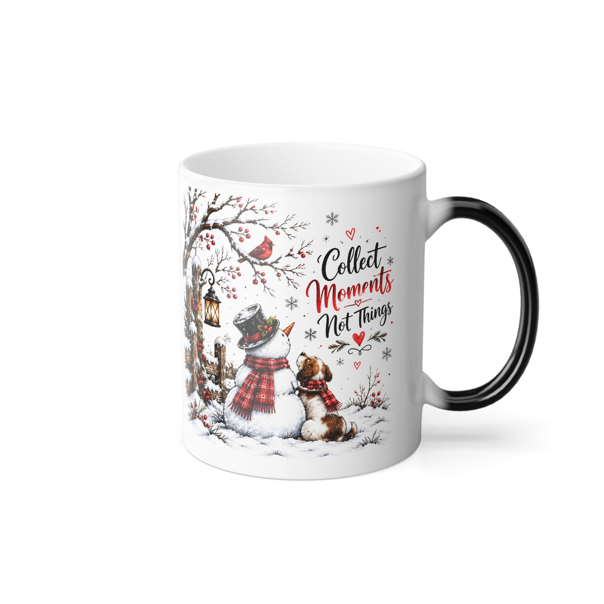 Collect Moments Not Things Winter Woodland Color-Changing Mug