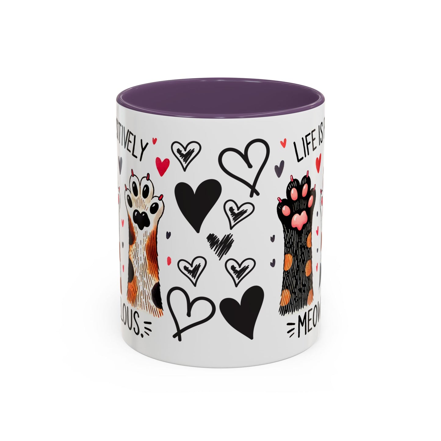 Coffee Mug - Humorous Stylish Cat Saying Mug, Gift Mug for Cat Lovers, Animal Lover Gift Idea, Housewarming Gift