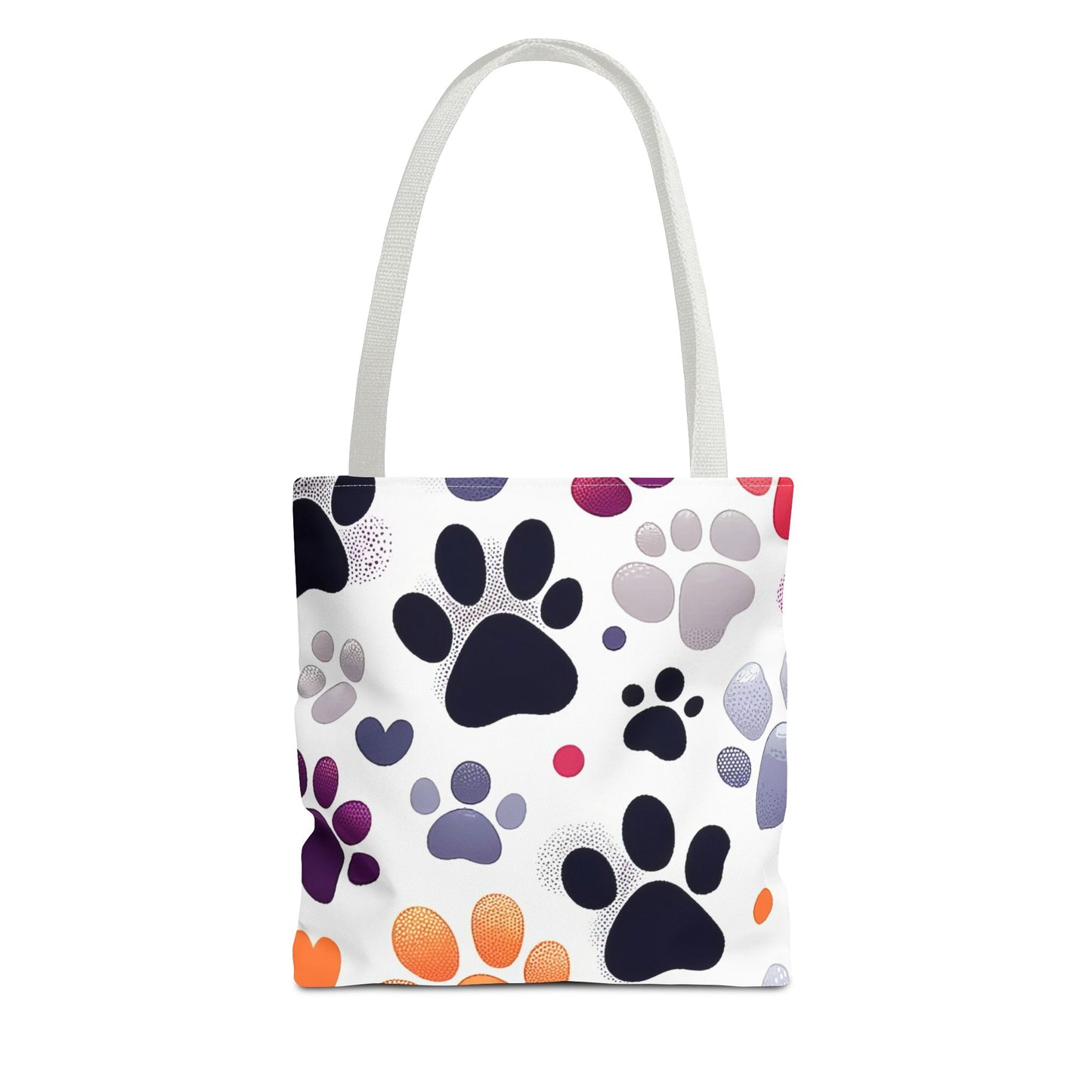 Paw Print FashionableTote Bag (AOP), Stylish, Animal Lovers, Pet Lovers, Great Gift Idea for Birthdays, Holidays or Any Occasion for Anyone