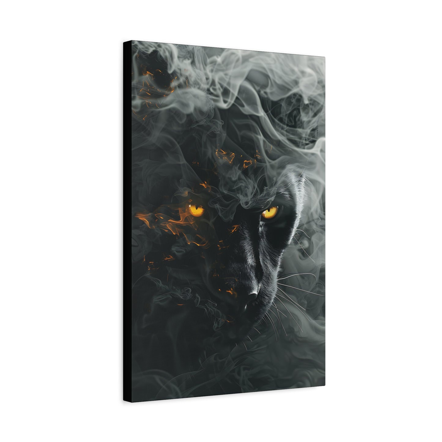 Mystical Panther Canvas Wall Art - 1.25" Stretched Wall Decor