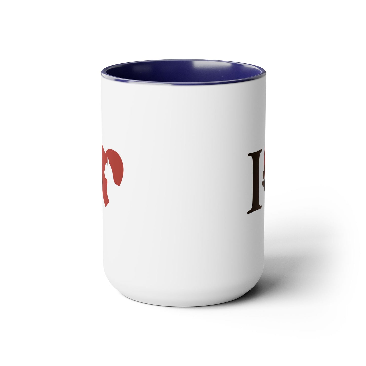 Pet Cat Theme Two-Tone Coffee Mugs, 15oz, Animal Lovers,  Cat Lover Quote, Pet Lovers, Coffee, Tea, Hot Chocolate Lovers, Gift Idea for Any Occasion