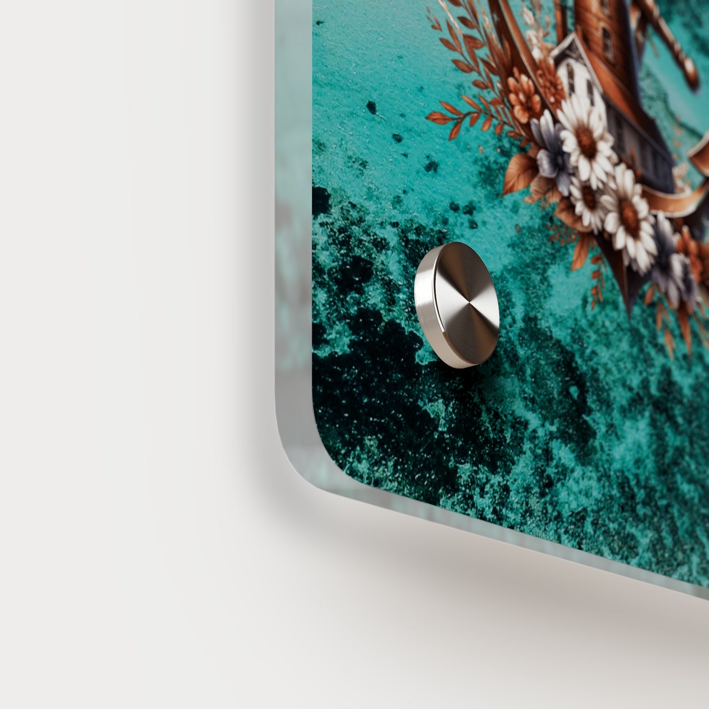 Nautical Acrylic Wall Art Panel - "Let Your Light Shine" Home Decor