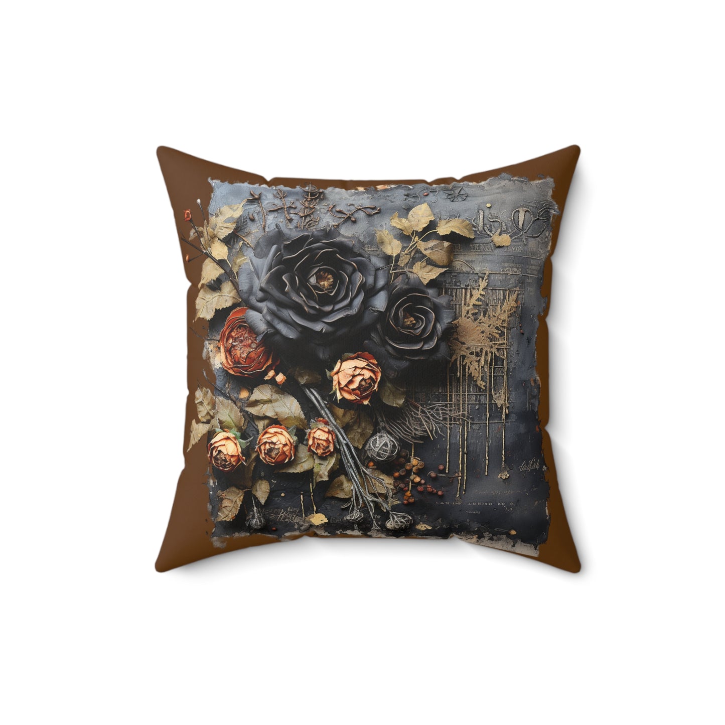 Elegant Floral Decorative Pillow - Artful Cushion for Home Decor, Throw Pillow, Unique Gift, Living Room Accent, Cozy Atmosphere