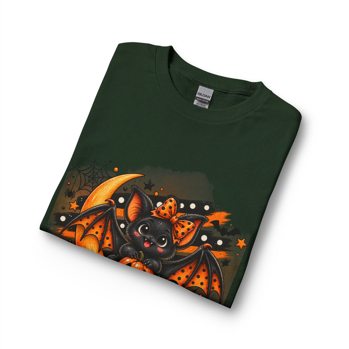 Halloween Bat and Jack-O'-Lantern Long Sleeve T-Shirt
