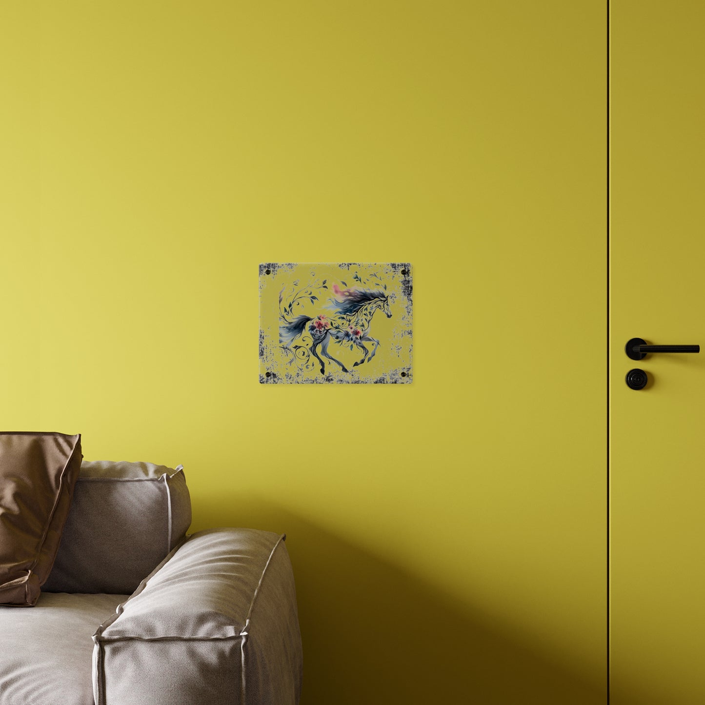 Celestial Horse Acrylic Wall Art Panel - Ethereal Home Decor