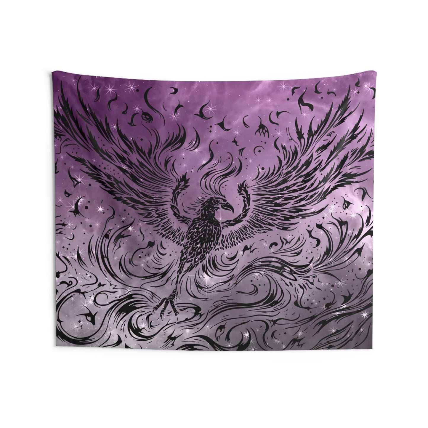 Mystical Phoenix Wall Tapestry - Bohemian Decor, Bedroom Wall Art, Festival Hangings, Gift for Nature Lovers, Ethereal Home Accent