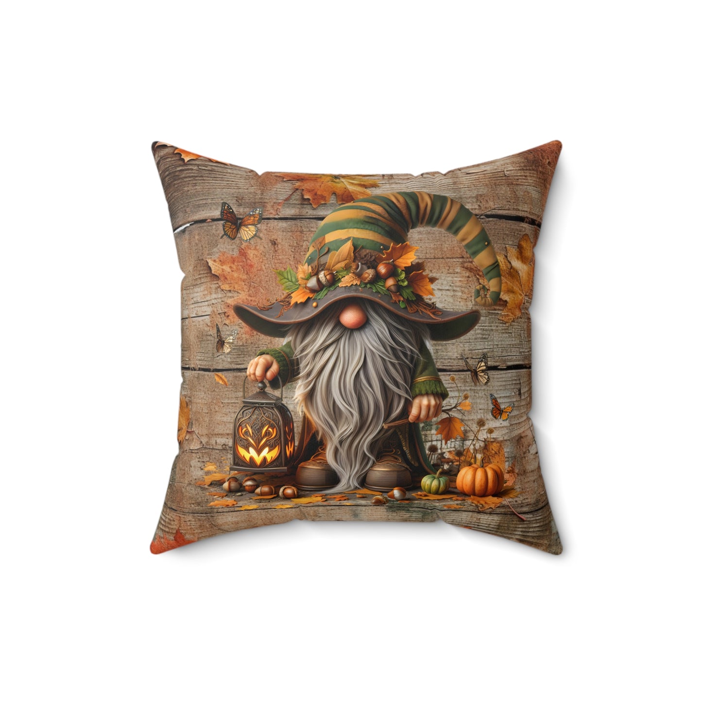 Autumn Gnome Pillow | Fall Decor, Cozy Home Accents, Seasonal Gift, Halloween Decor, Gnome Lover Gift
