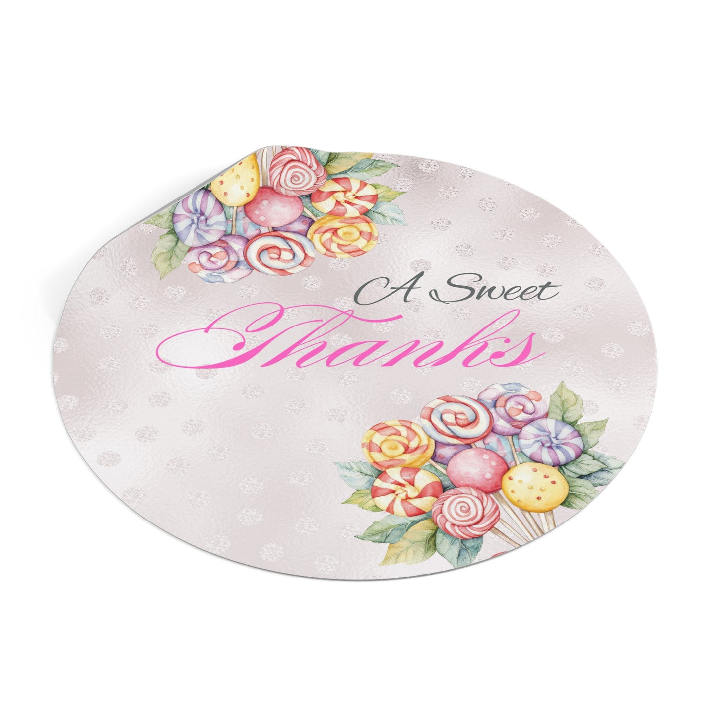 Sample Wedding Favor Stickers, Custom Thank You Stickers, Floral Vinyl Stickers for Events, Bridal Shower Decor, Personal Touch for Parties