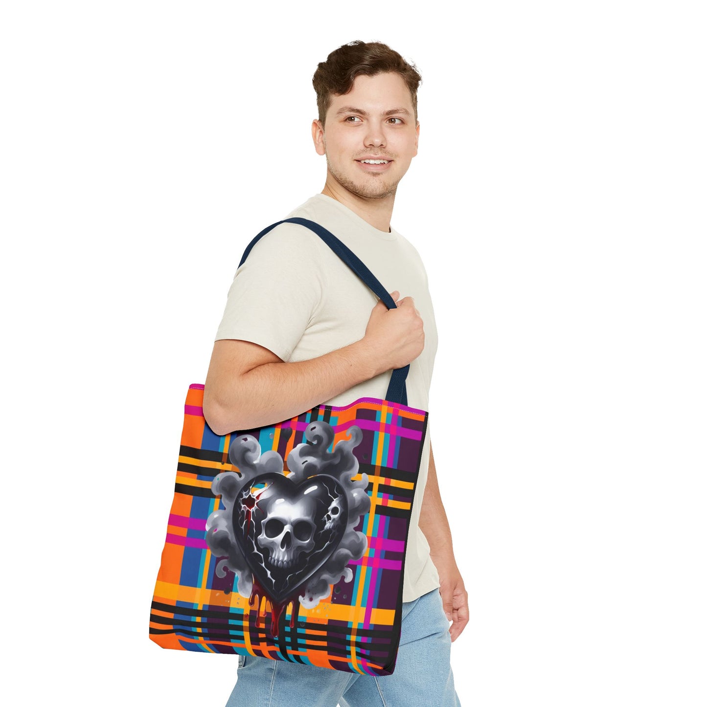 Fashionable Halloween Theme Tote Bag - Stylish Design for Everyday Festive Gift