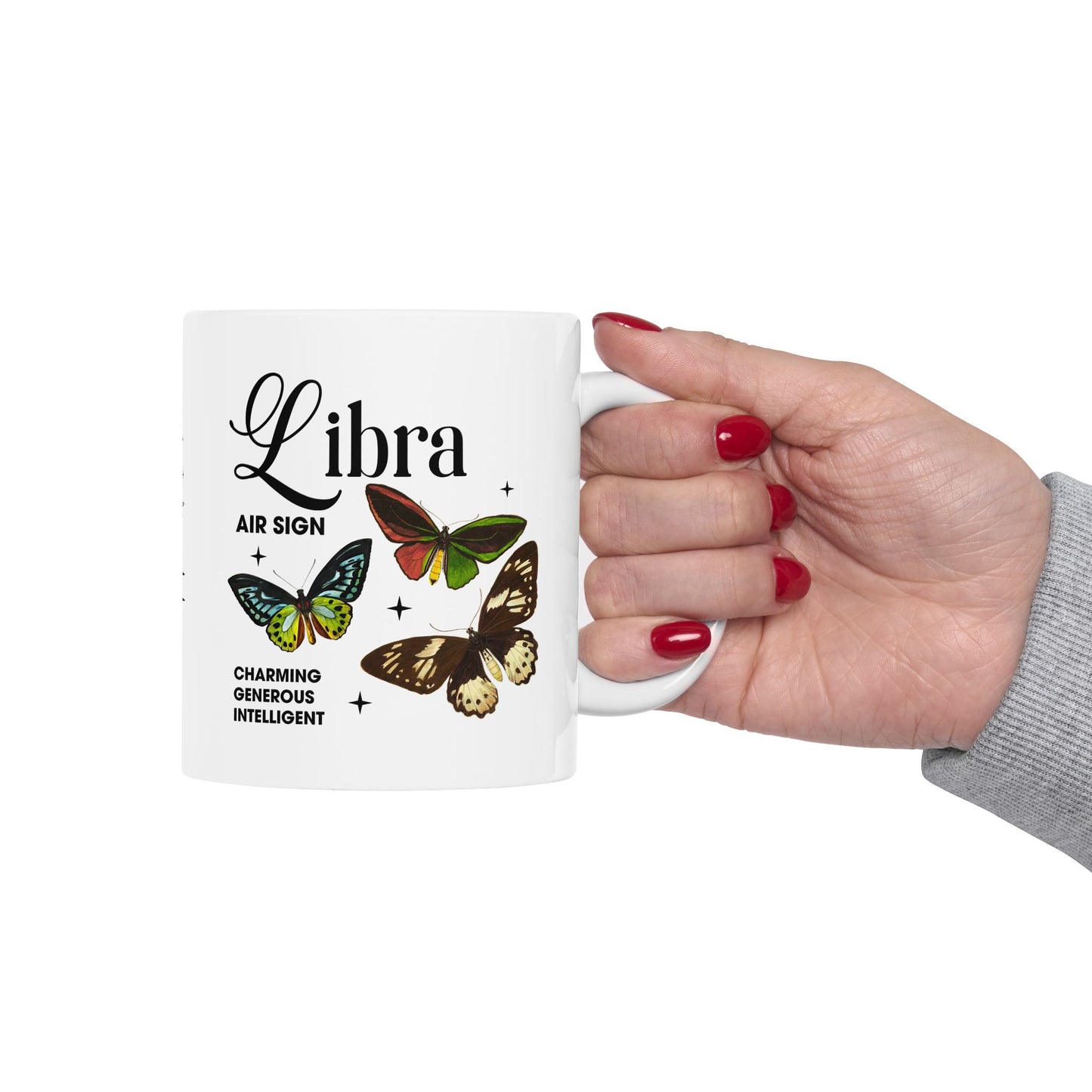 Libra Zodiac Ceramic Mug | 11oz & 15oz | Astrology Gifts for Libra Lovers