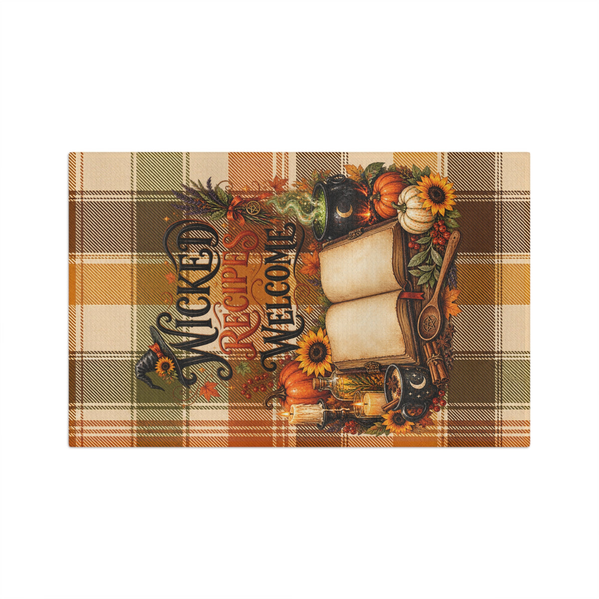 Wicked Recipe Welcome Microfiber Tea Towel
