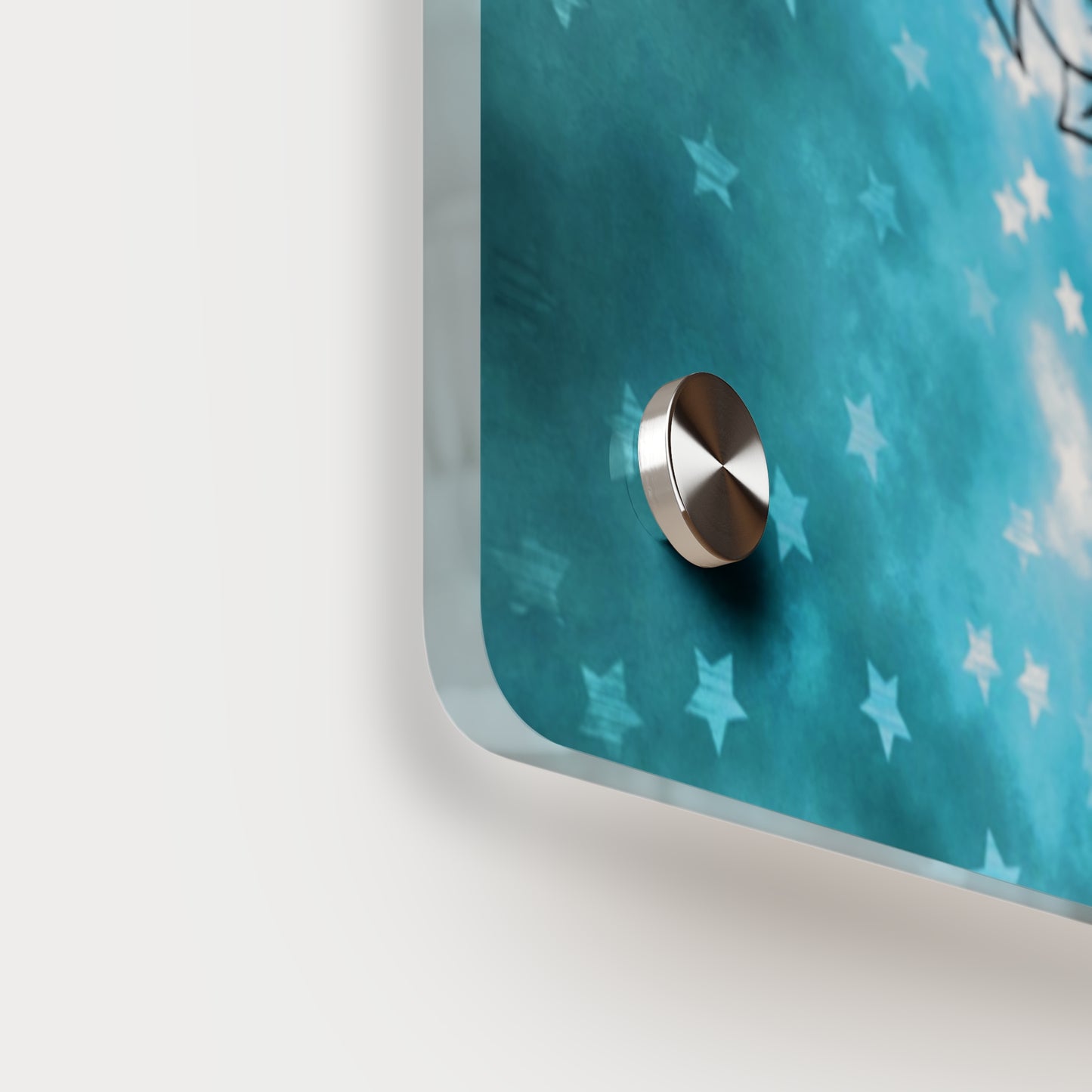 Starry Love You To The Moon And Back Acrylic Wall Art Panel, Beautiful Decor for Any Room, Accent for Any Room, Great Gift Idea for Any Occasion