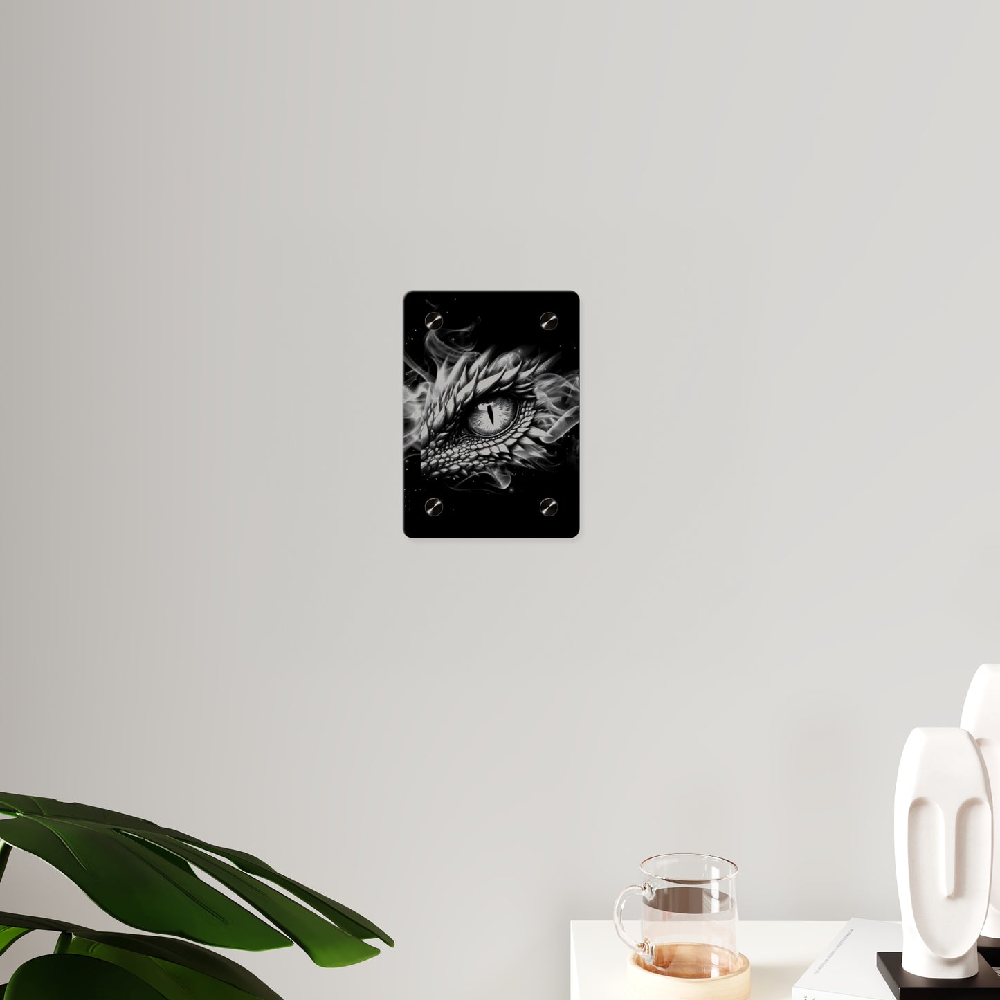 Mystical Dragon Eye Acrylic Wall Art Panels - Home Decor for Fantasy Lovers