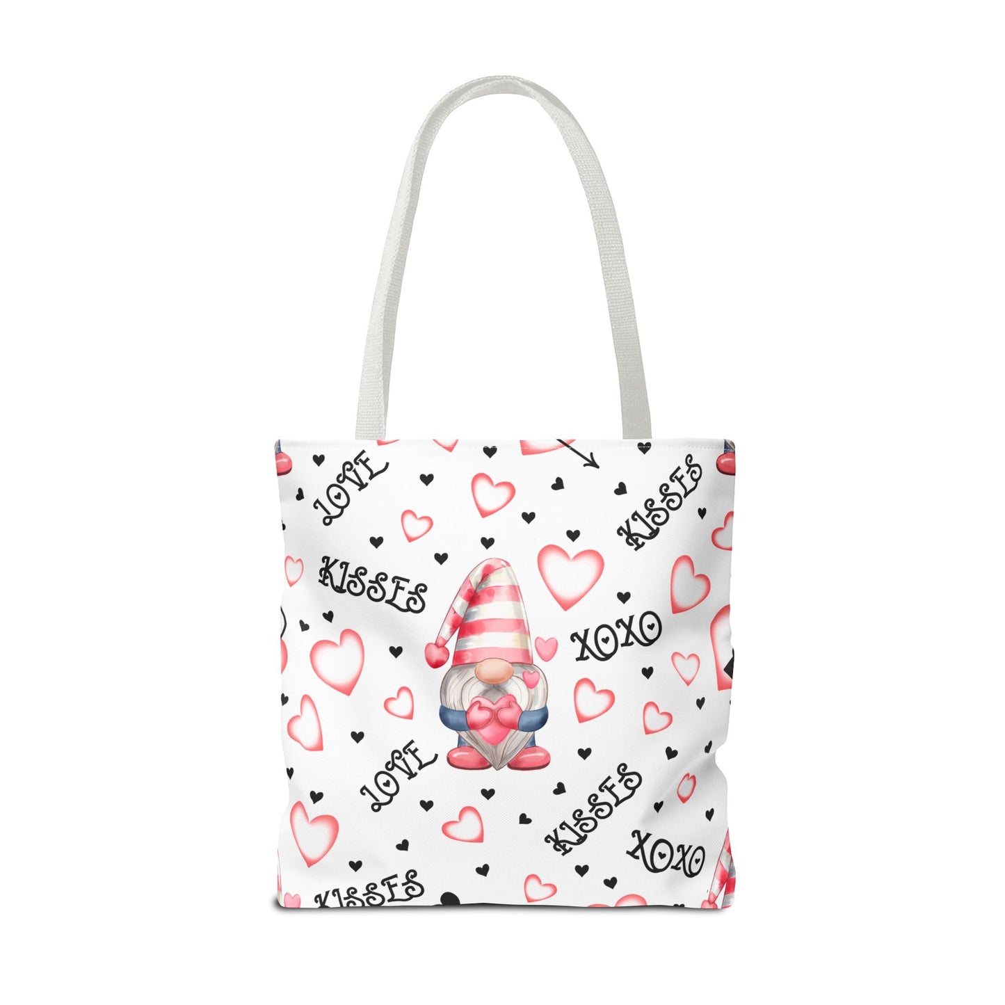 Romantic Love Gnome Tote Bag - Whimsical Valentine Gift for Gnome Lovers