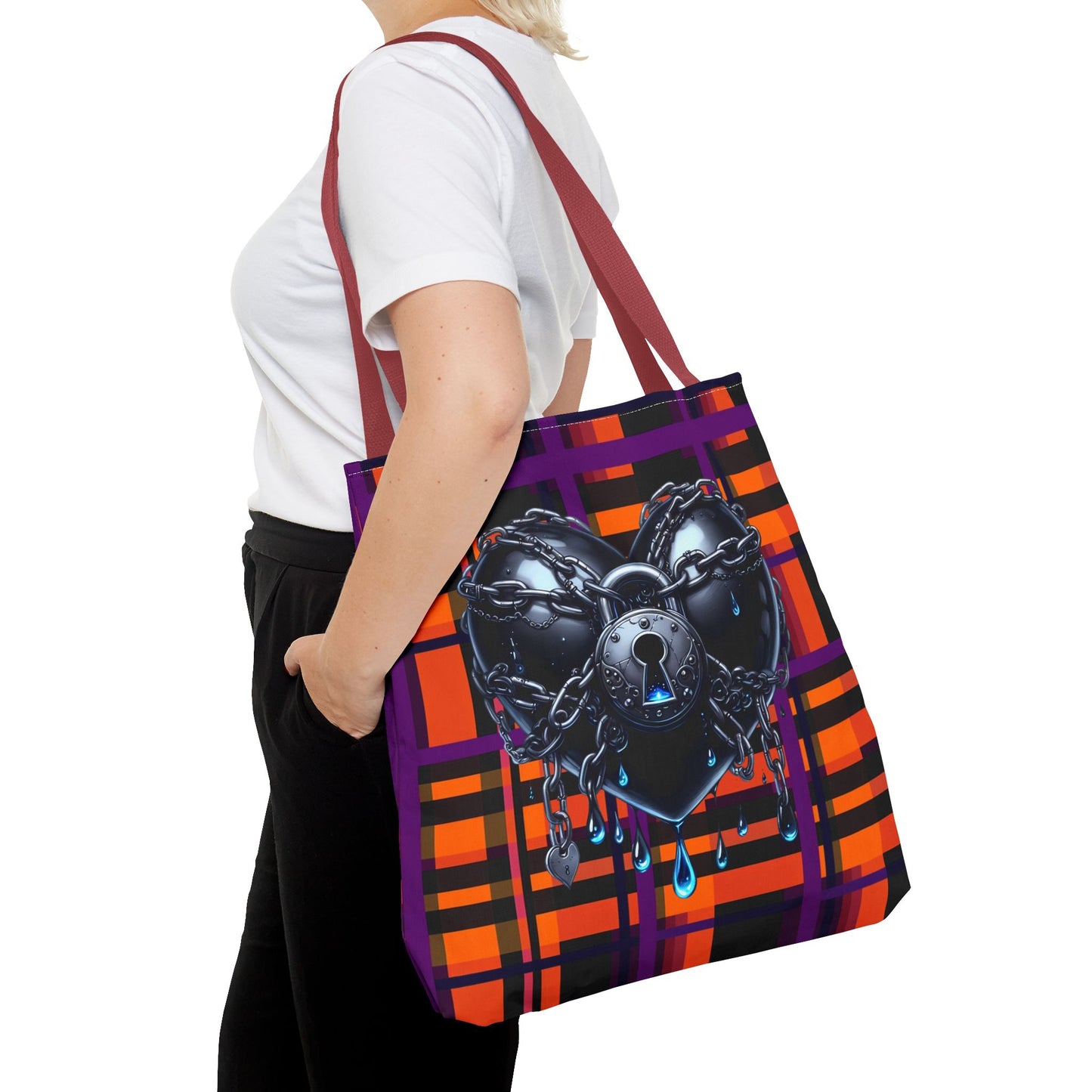 Fashionable Halloween Theme Tote Bag (AOP), Stylish for Everyday or Occasion, Perfect for Halloween Lovers, Great Gift Idea for Anyone