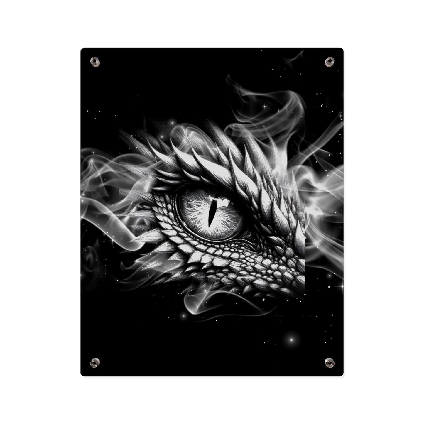 Mystical Dragon Eye Acrylic Wall Art Panels - Home Decor for Fantasy Lovers