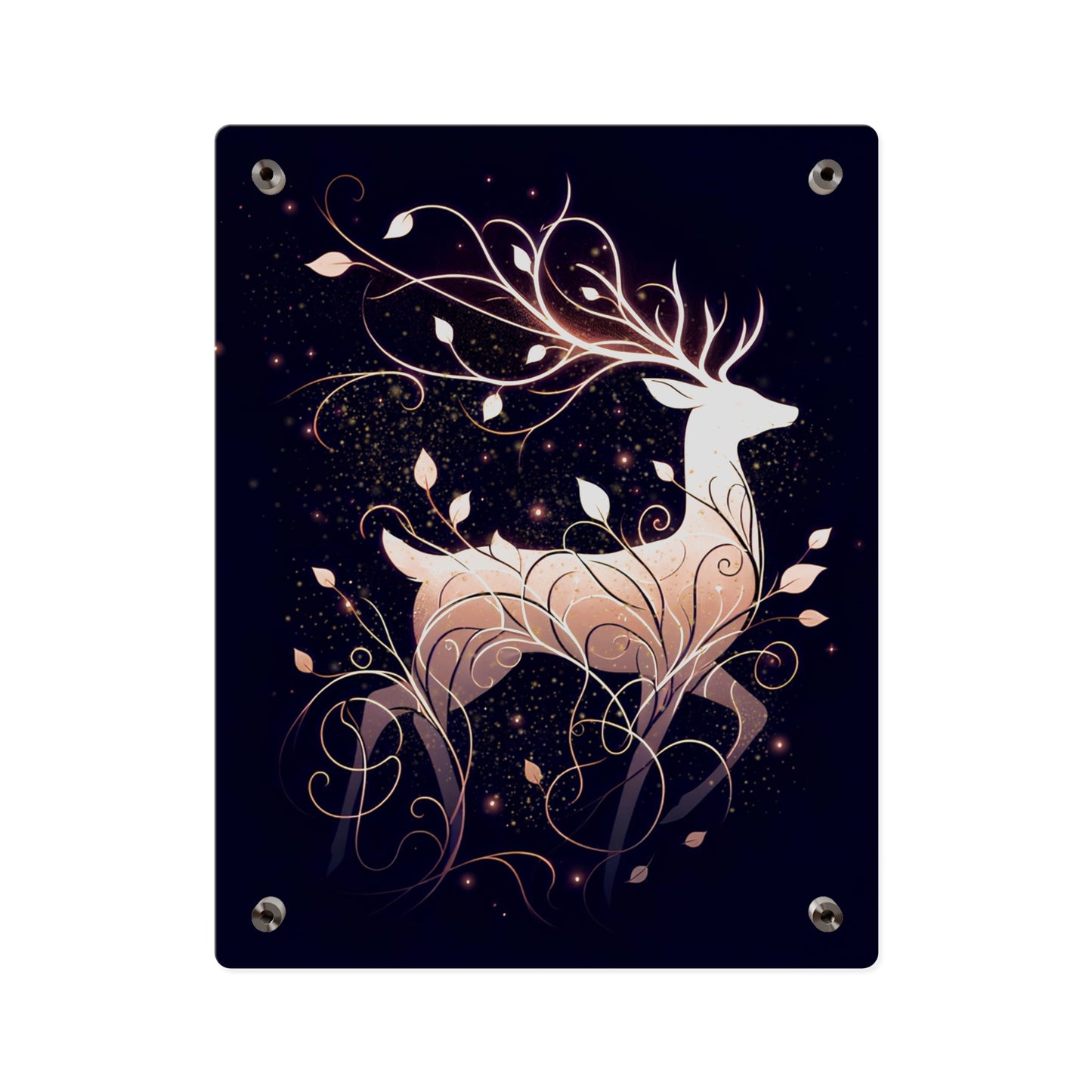 Elegant Deer Acrylic Wall Art Panel - Nature-Inspired Home Decor