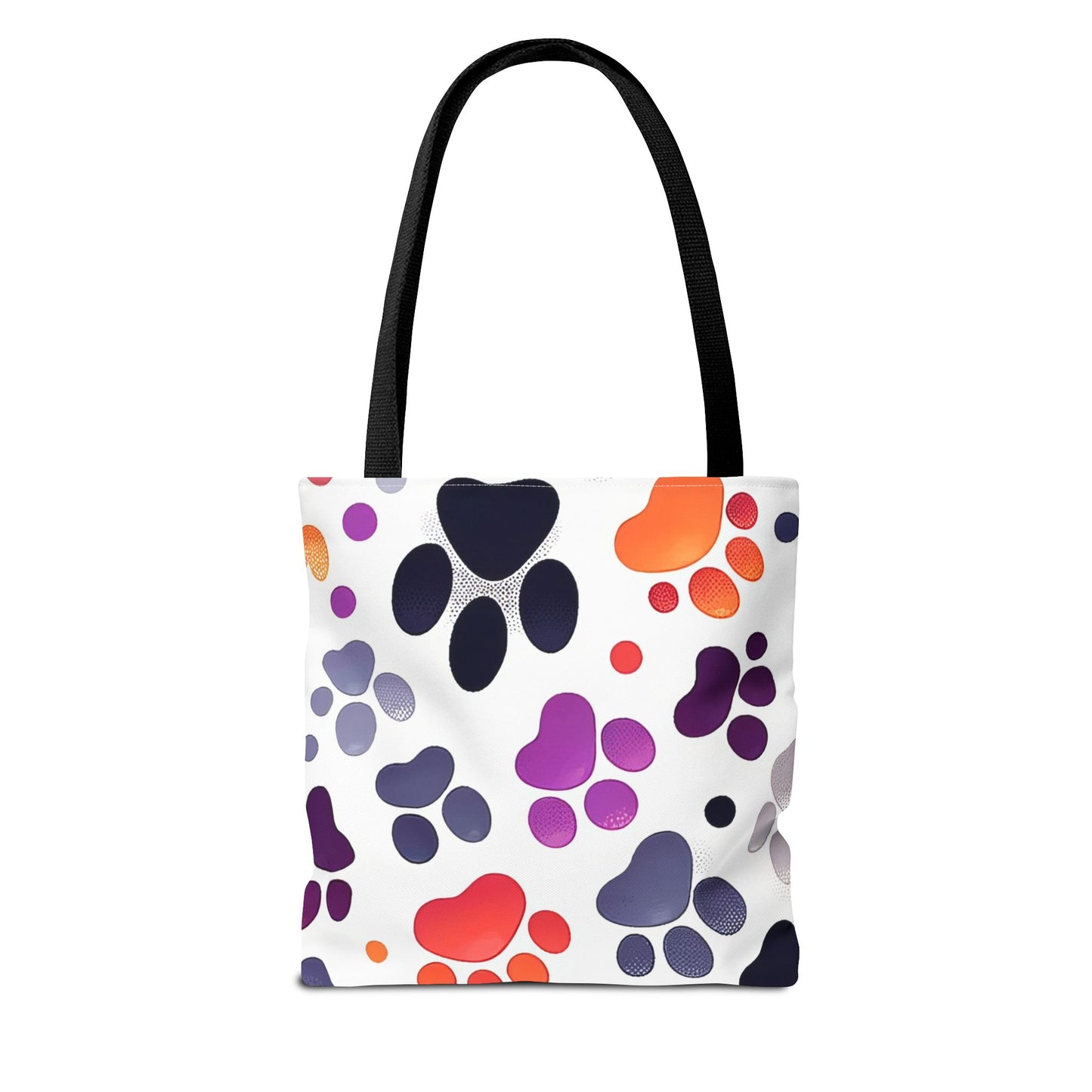 Paw Print FashionableTote Bag (AOP), Stylish, Animal Lovers, Pet Lovers, Great Gift Idea for Birthdays, Holidays or Any Occasion for Anyone