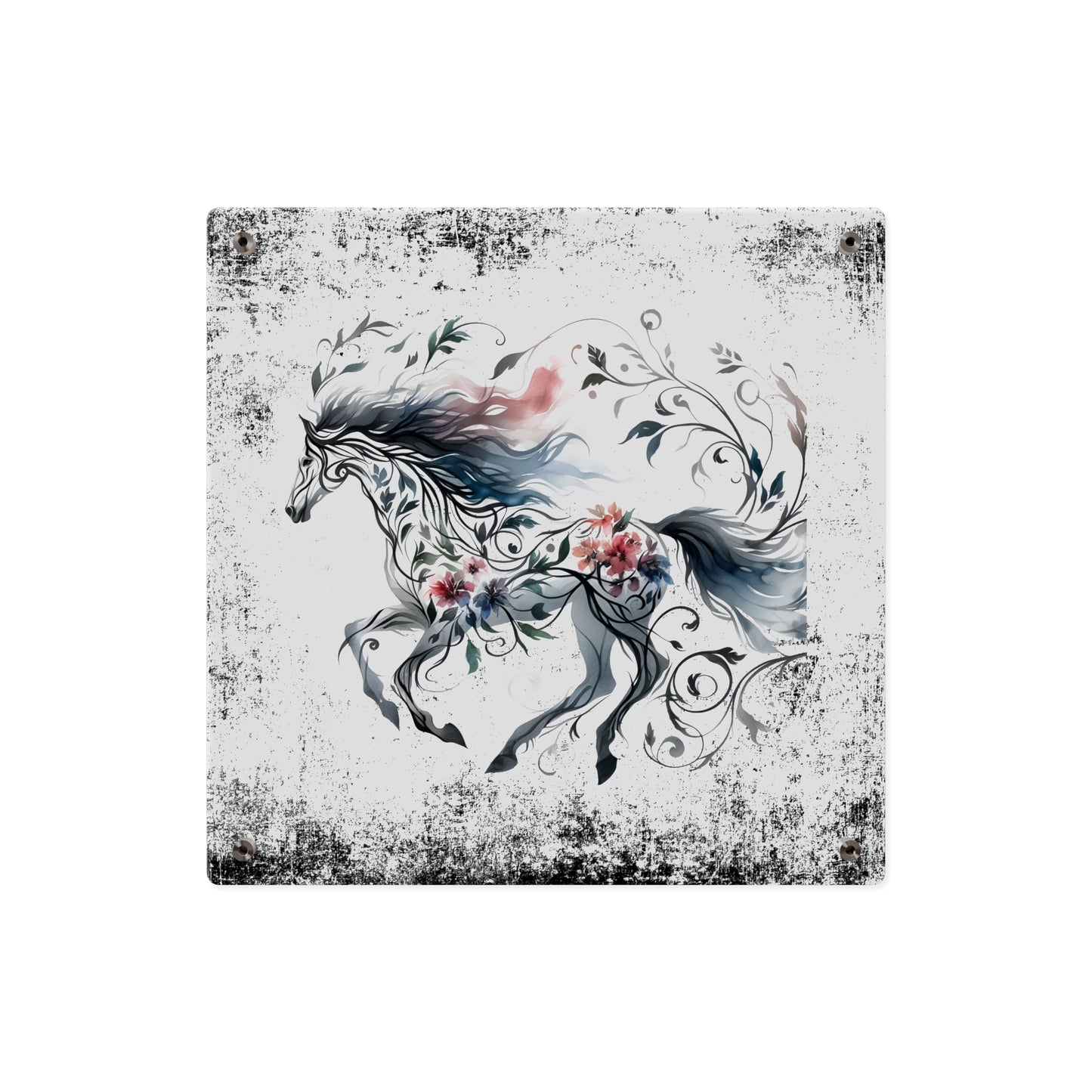 Celestial Horse Acrylic Wall Art Panel - Ethereal Home Decor