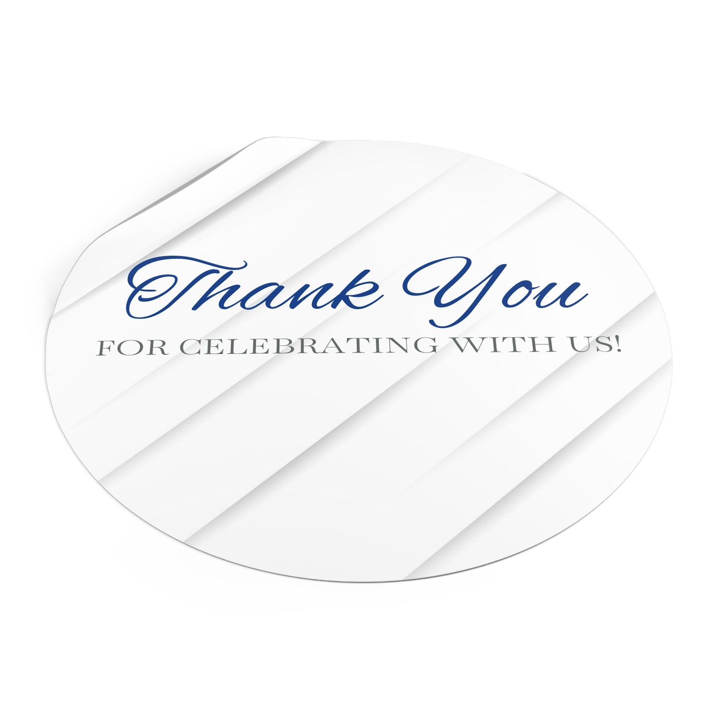 Elegant Thank You Custom Stickers for Weddings, Party Favors, Bridal Showers, Custom Labels, Celebration Decal, Personalized Gifts