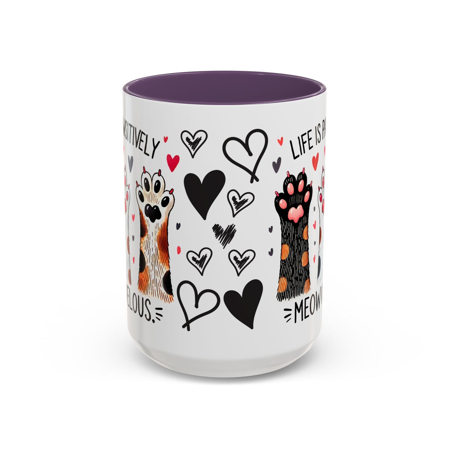 Coffee Mug - Humorous Stylish Cat Saying Mug, Gift Mug for Cat Lovers, Animal Lover Gift Idea, Housewarming Gift