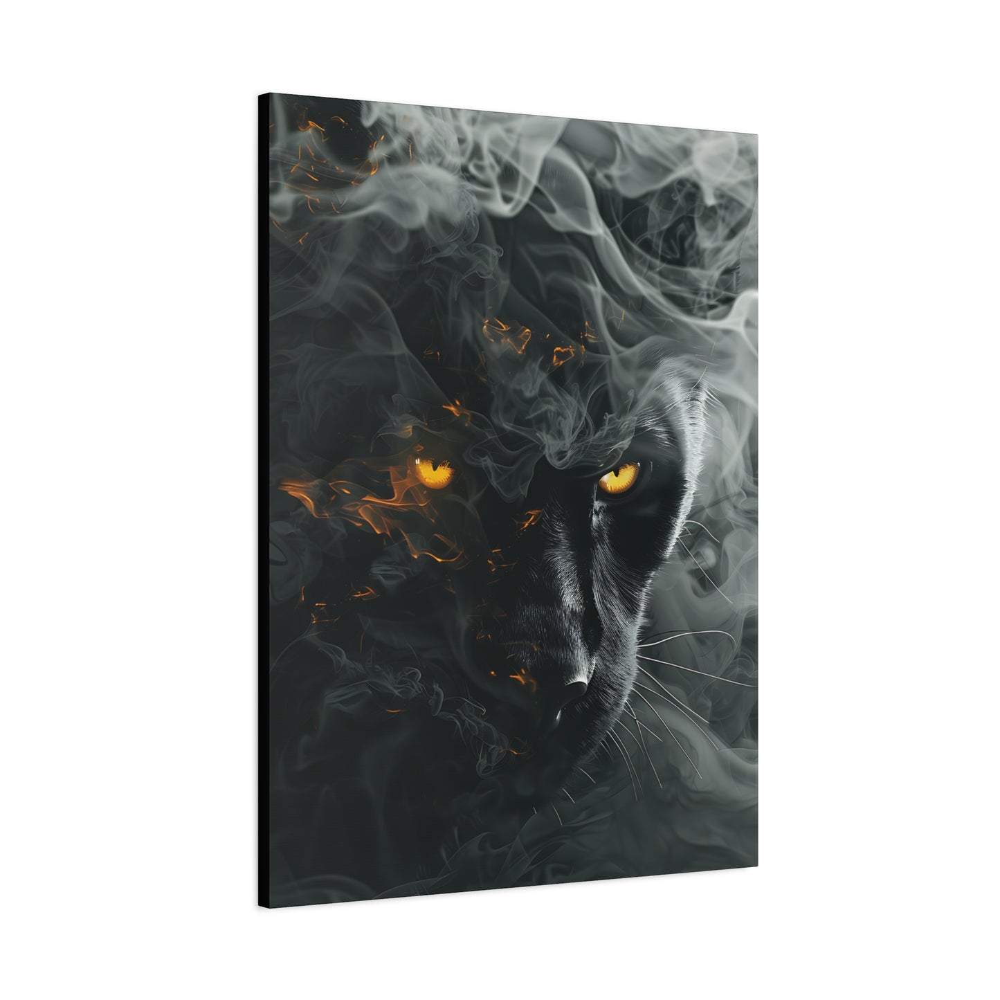 Mystical Panther Canvas Wall Art - 1.25" Stretched Wall Decor