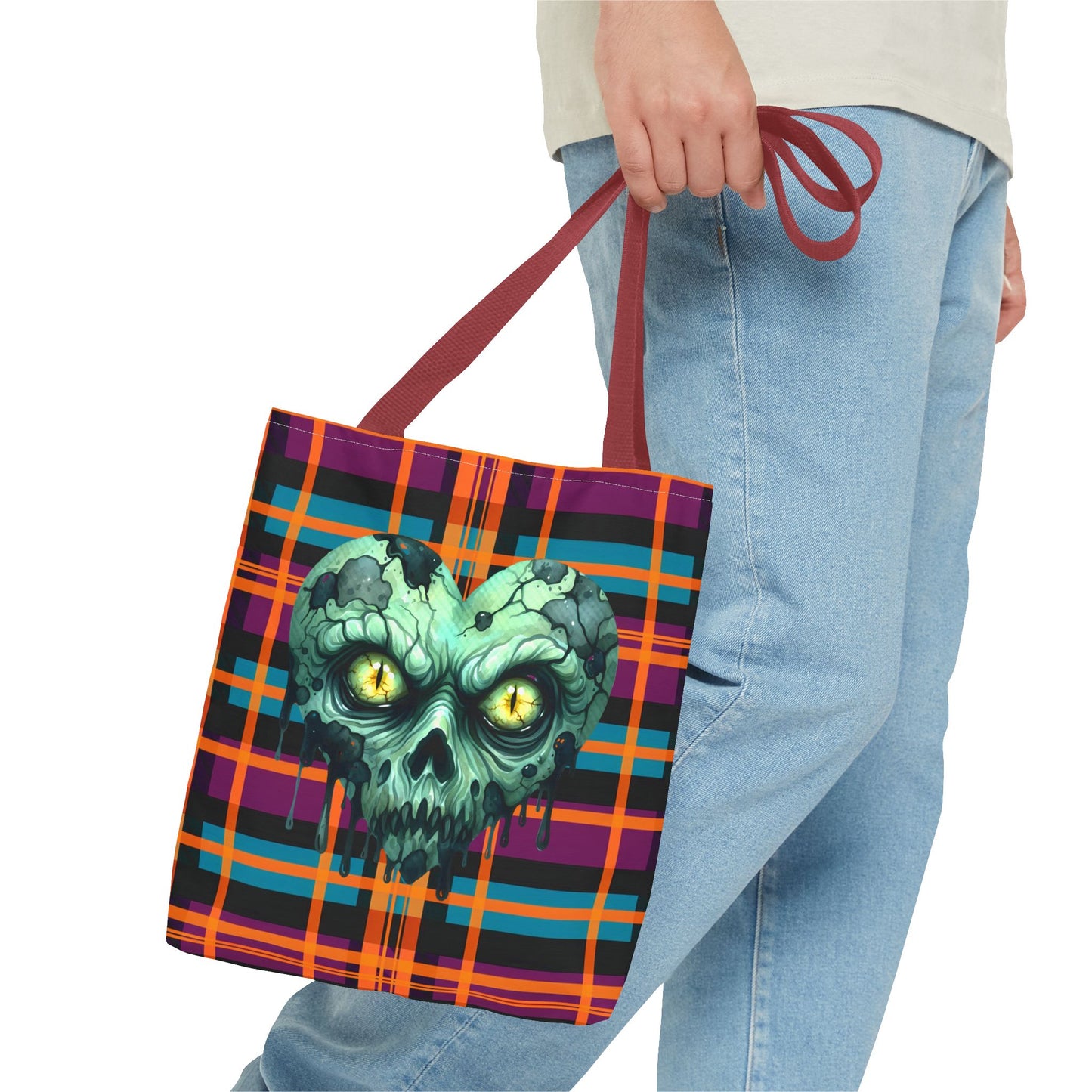 Fashionable Halloween Theme Tote Bag - Stylish Everyday Festive Halloween Lovers Gift