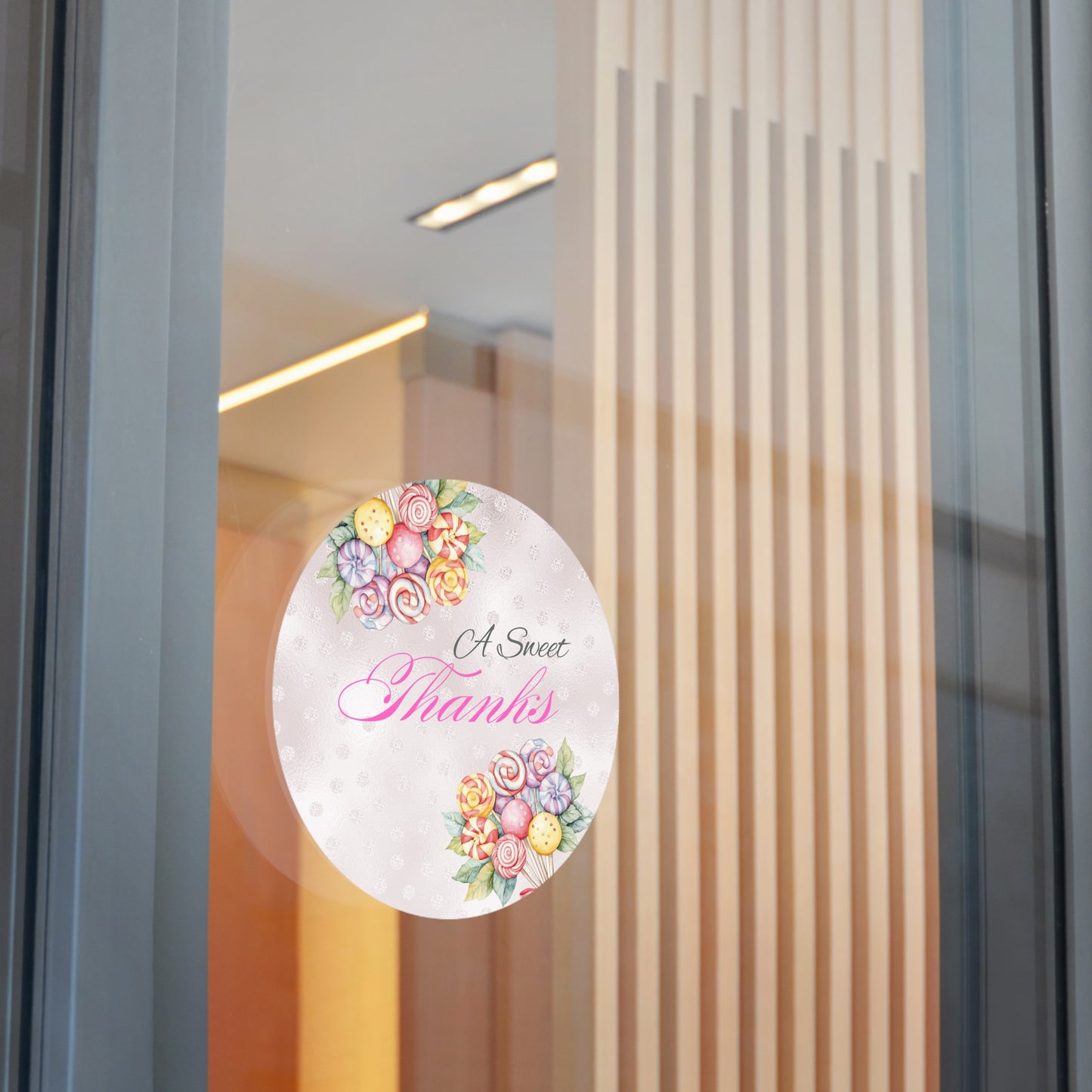 Sample Wedding Favor Stickers, Custom Thank You Stickers, Floral Vinyl Stickers for Events, Bridal Shower Decor, Personal Touch for Parties