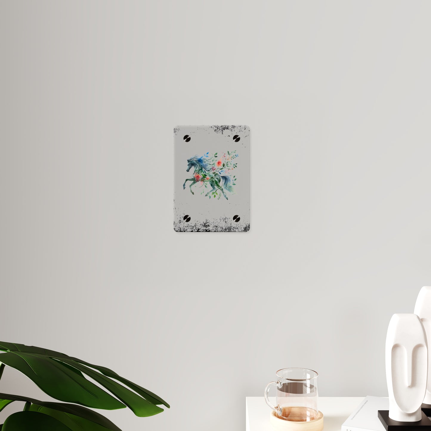 Whimsical Horse Acrylic Wall Art Panel – Nature-Inspired Home Decor