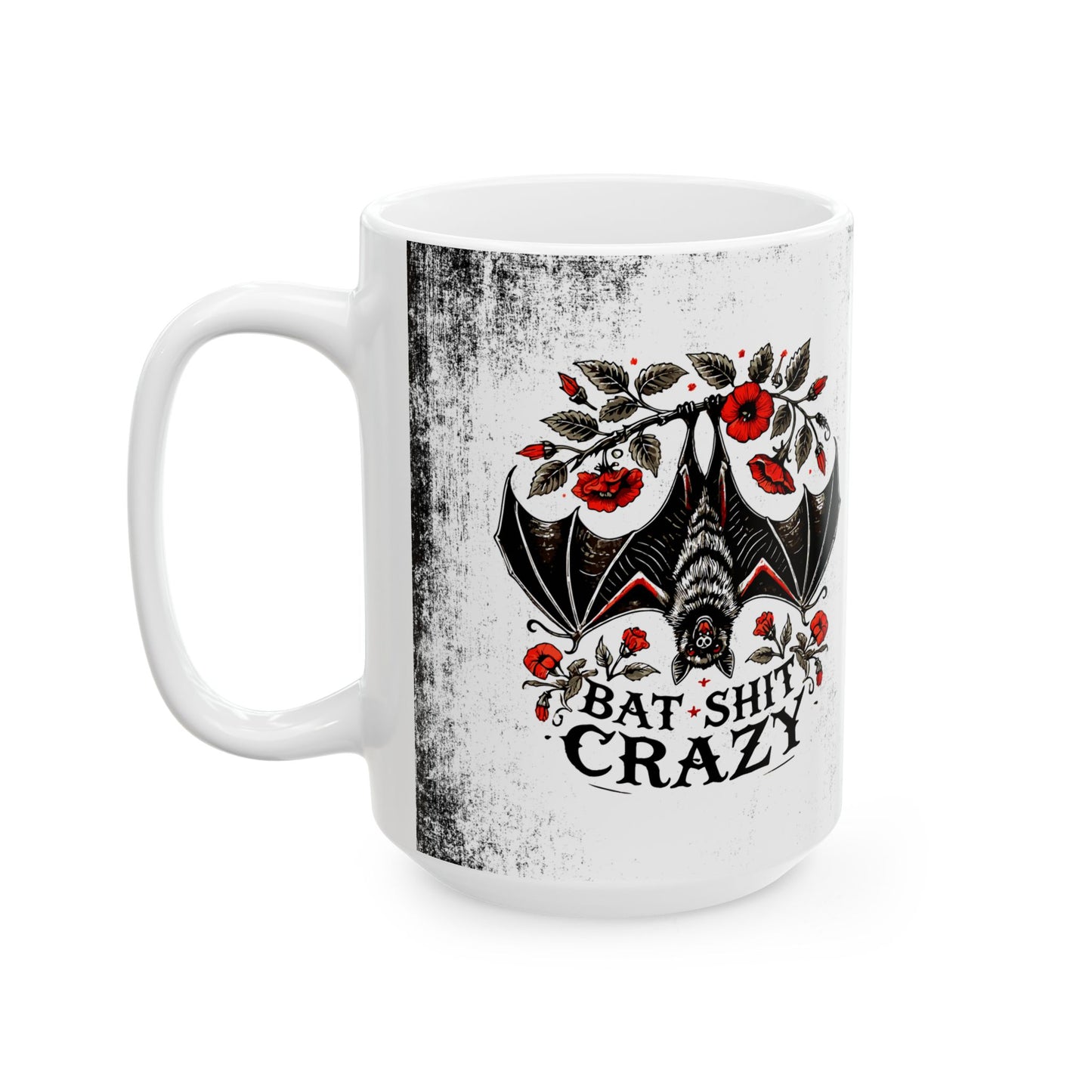 Ceramic Mug - "Baby, I'm Bat Crazy" - Gothic Coffee Mug (11oz, 15oz)