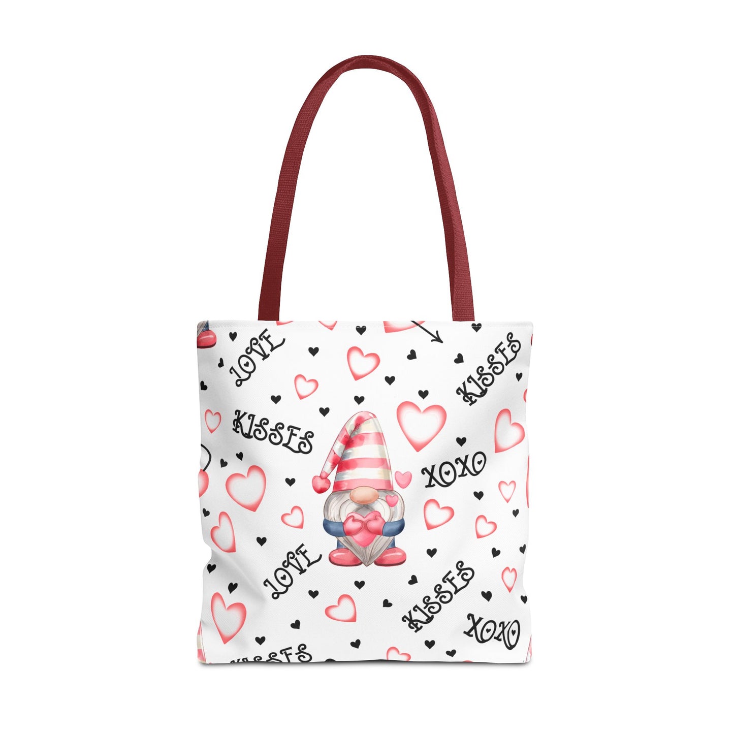 Romantic Love Gnome Tote Bag - Whimsical Valentine Gift for Gnome Lovers