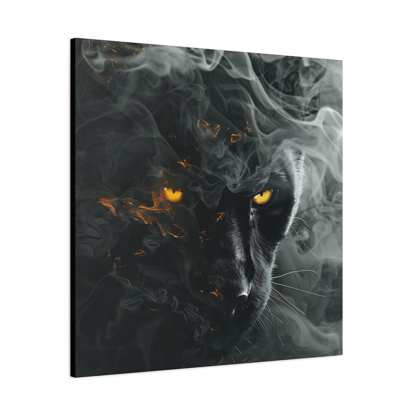 Mystical Panther Canvas Wall Art - 1.25" Stretched Wall Decor