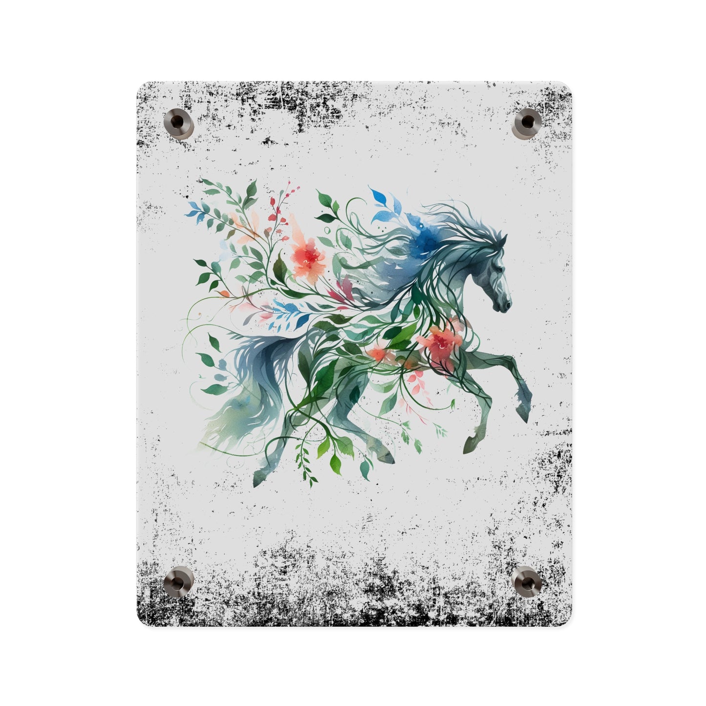 Whimsical Horse Acrylic Wall Art Panel – Nature-Inspired Home Decor