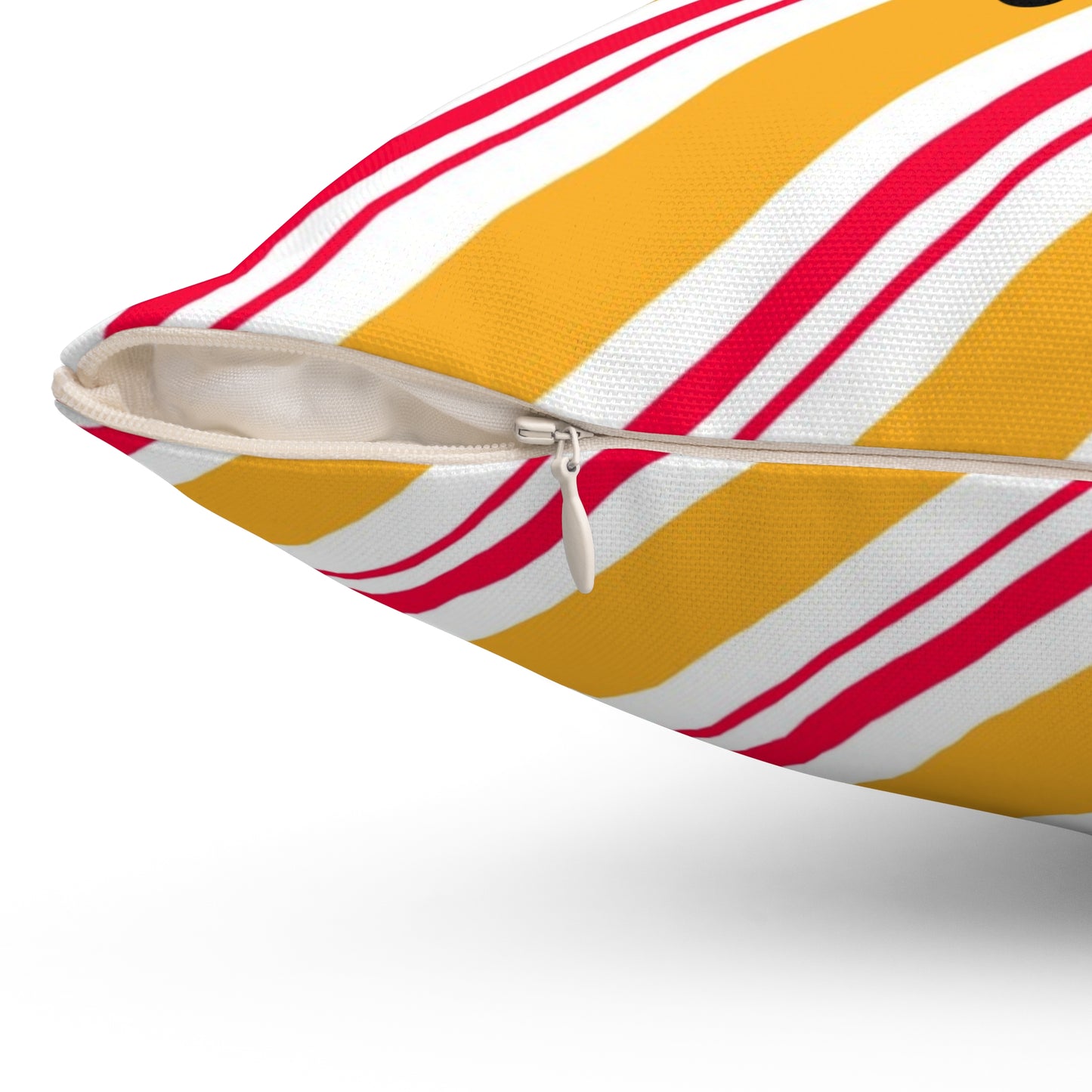 Holiday Spun Polyester Square Pillow, Animal Lovers, Dog Lover's Holiday Room Decor, Holiday Accent for Dog People, Housewarming Gift