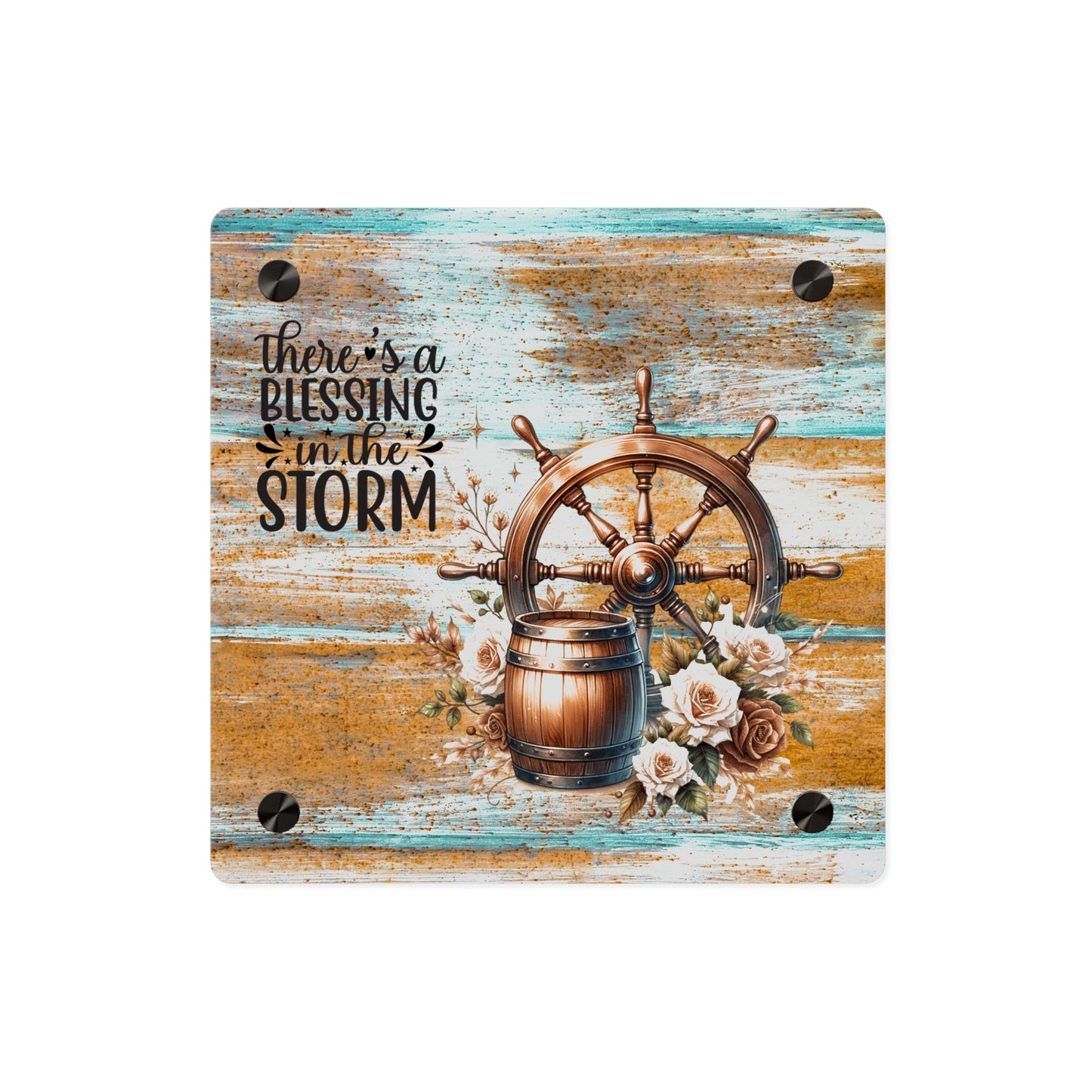 Nautical Blessings Acrylic Wall Art Panel - Inspiring Home Decor