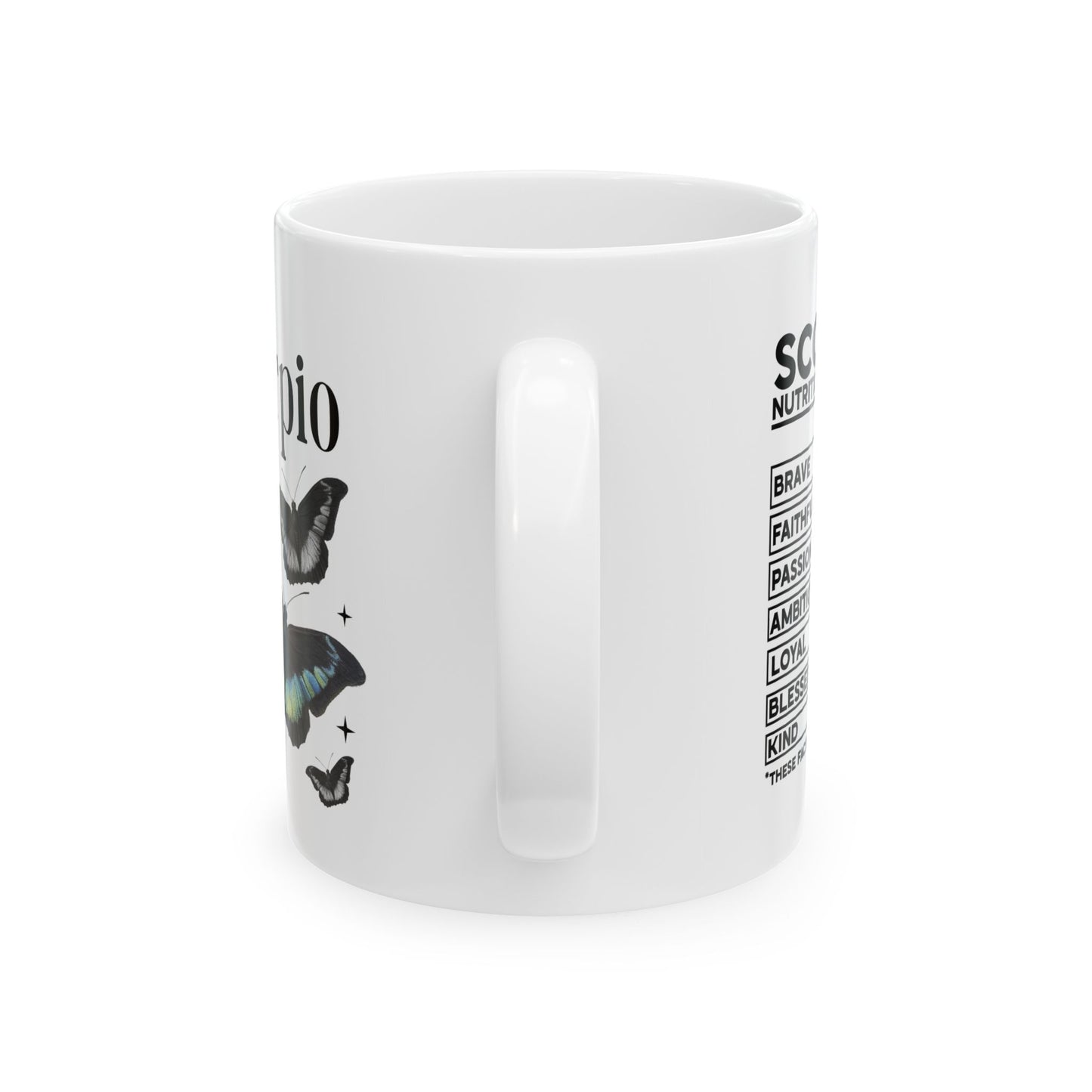 Scorpio Zodiac Ceramic Mug - Astrology Gift for Horoscope Lovers